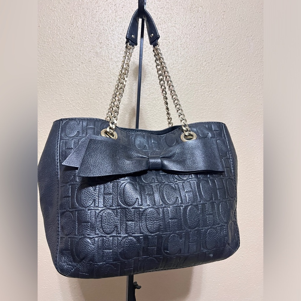 CH Carolina Herrera  Leather Shoulder Bag